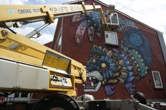 Omme Lift Brande International Street Art Festival 1